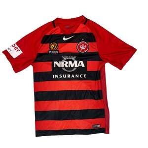 2016-17 Western Sydney Wanderers Home Football Jersey Size Small